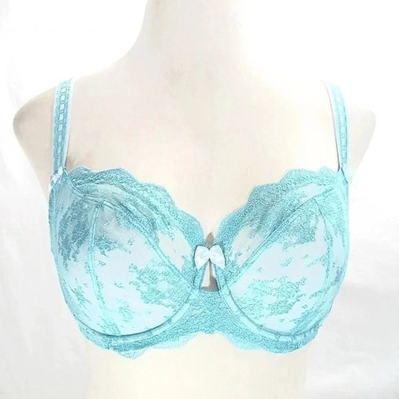 42C Paramour 115005 Captivate Underwire Bra Aquarelle NWT - Picture 4 of 12